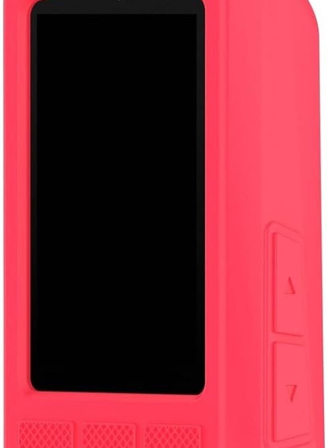 غطاء حالة السيليكون الأحمر لجهاز الكمبيوتر GPS Wahoo ELEMNT ROAM V3 للدراجات الهوائية مع حماية من السقوط - Image 3